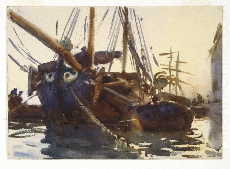 Venetian Boats, John Singer Sargent